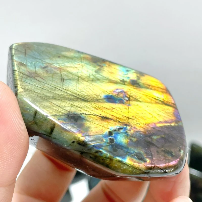 32 Pieces Beautiful Purple Blue Labradorite Free Form - Image 9
