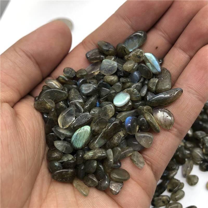 Labradorite Gravel Stone Tumbled crystal Chips Wholesale - Image 3