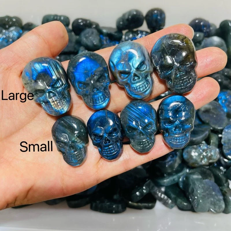 Labradorite Skull Carving Crystal Wholesale - Image 2