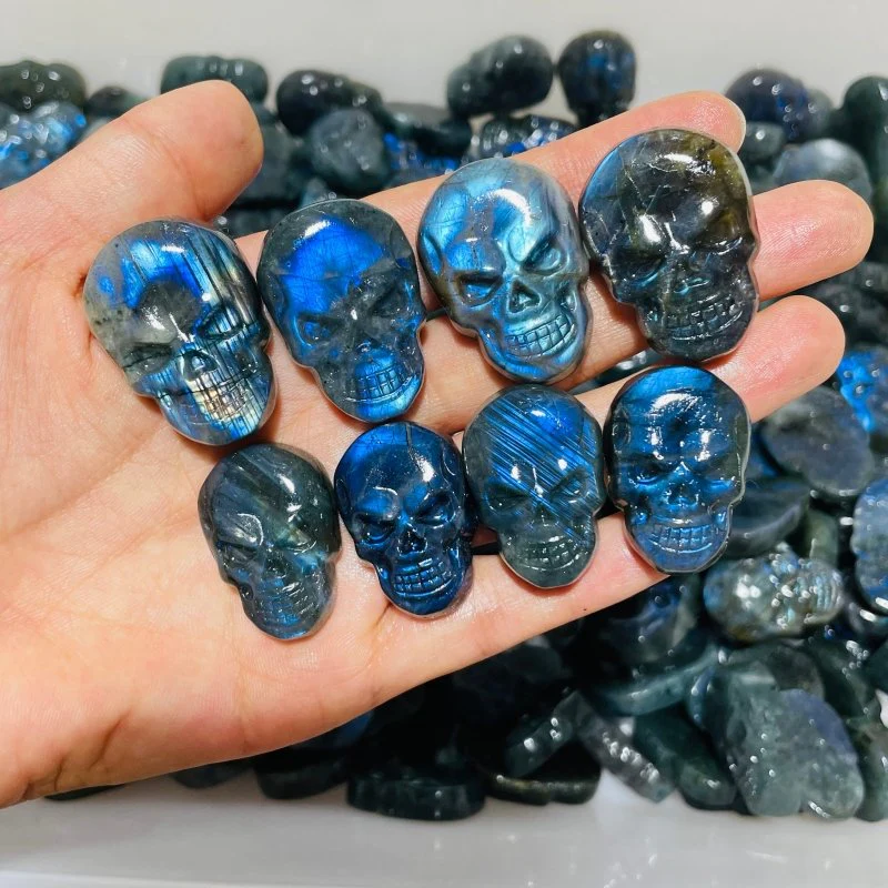 Labradorite Skull Carving Crystal Wholesale - Image 4