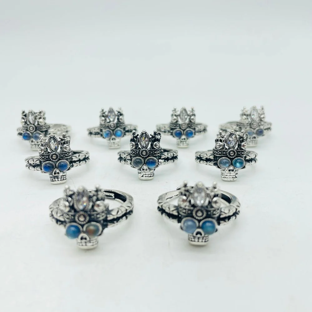 Labradorite Skull Ring Wholesale - Image 4