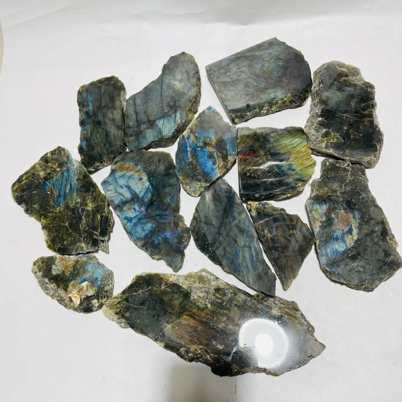 13 Pieces High Quality Labradorite Slab - Image 2