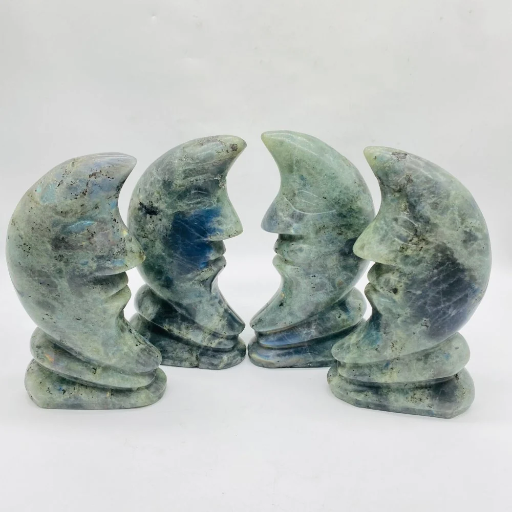 Labradorite Stand Moon Face Wholesale - Image 2