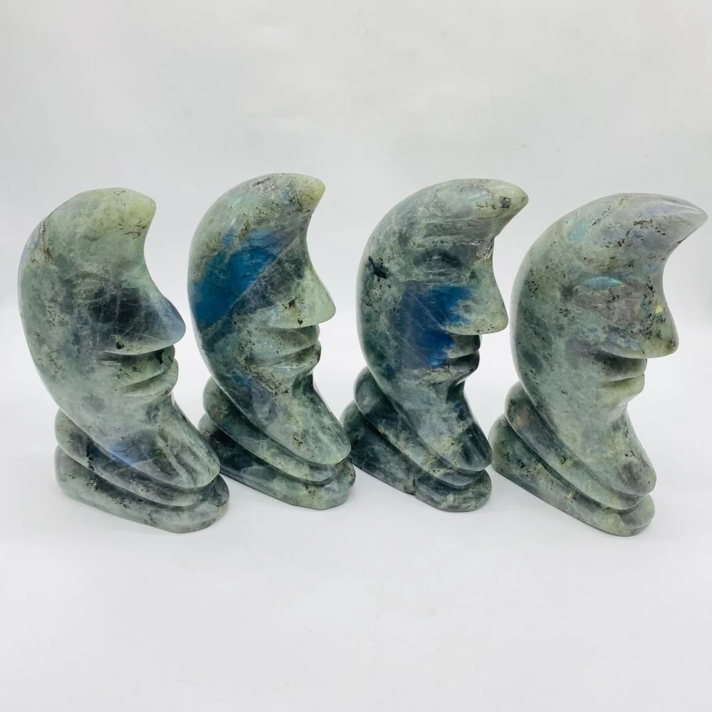 Labradorite Stand Moon Face Wholesale - Image 6