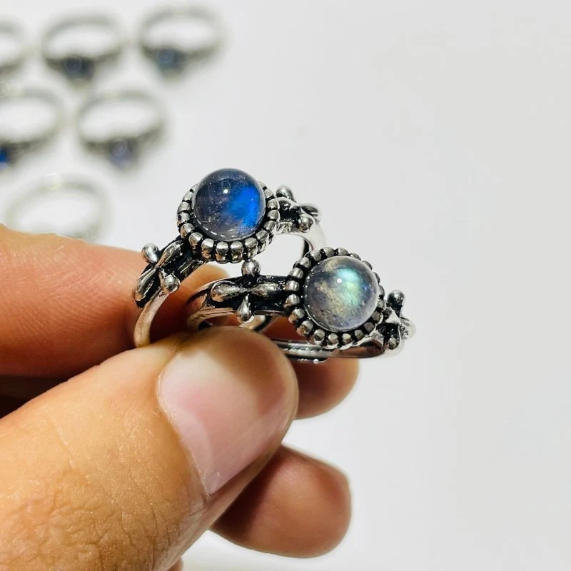 Labradorite Sunflower Ring Wholesale - Image 3