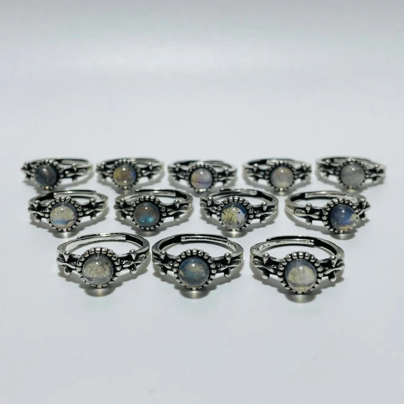 Labradorite Sunflower Ring Wholesale - Image 4