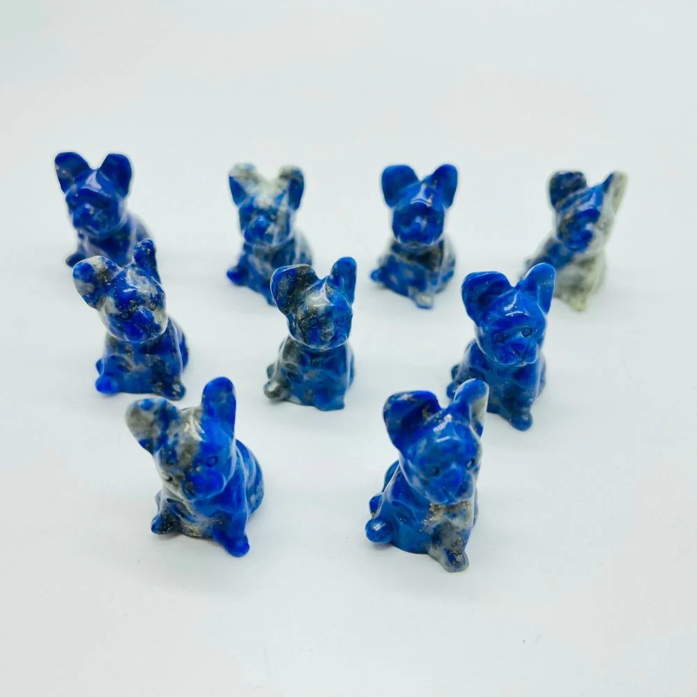 Lapis Lazuli Dog Carving Animal Wholesale - Image 3