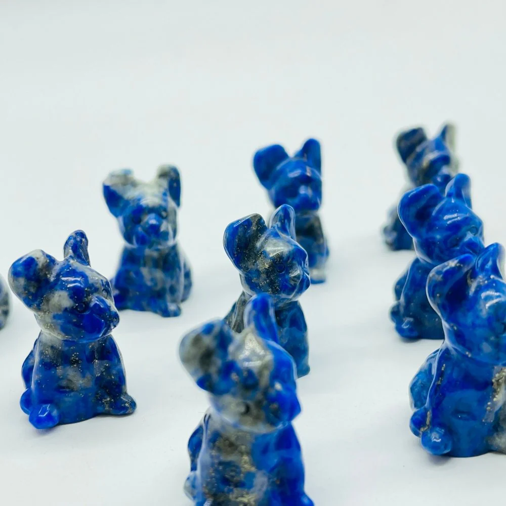 Lapis Lazuli Dog Carving Animal Wholesale - Image 4