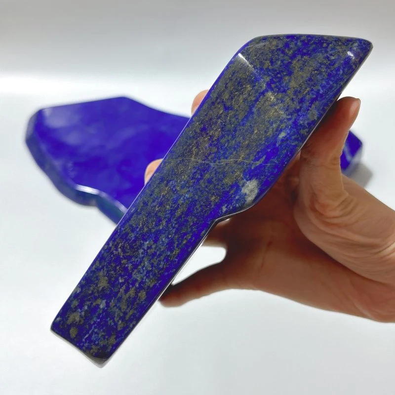 3 Pieces Gem Grade Lapis Lazuli Polished Large Free Form - Image 3