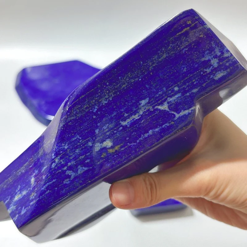 3 Pieces Gem Grade Lapis Lazuli Polished Large Free Form - Image 5