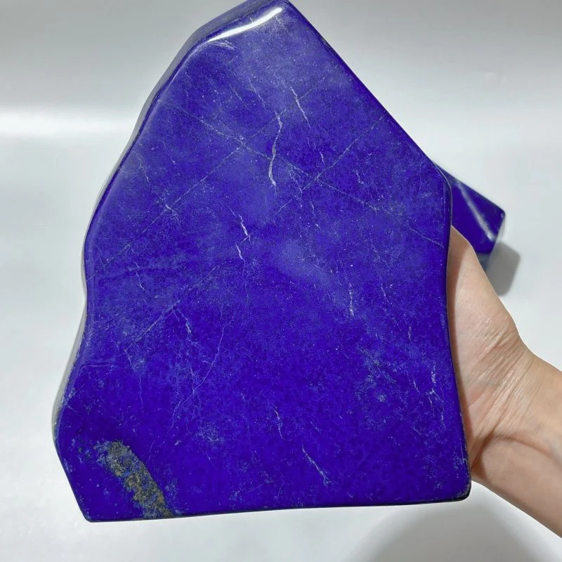 3 Pieces Gem Grade Lapis Lazuli Polished Large Free Form - Image 6