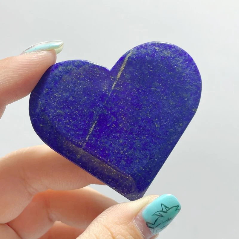 Thin Lapis Lazuli Heart Wholesale - Image 2