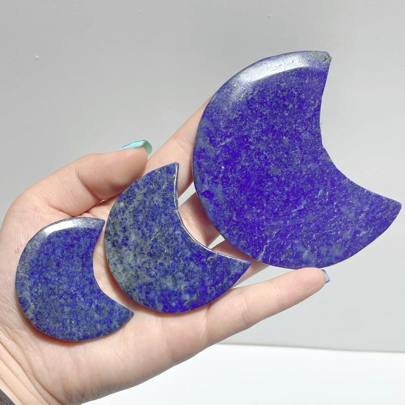 Thin Lapis Lazuli Moon Shape Wholesale - Image 6