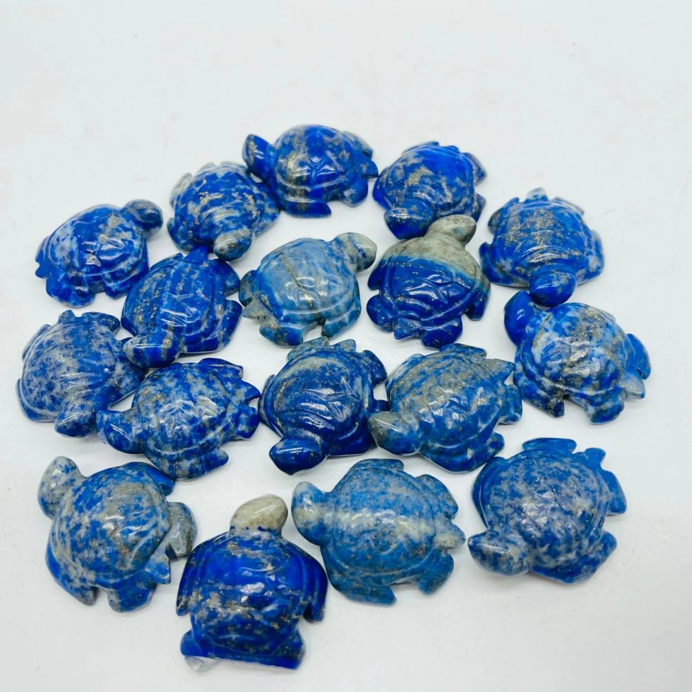 Lapis Lazuli Sea Turtle Carving Wholesale - Image 3