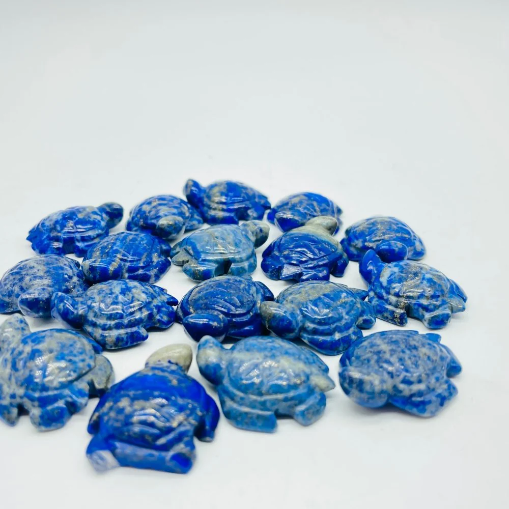 Lapis Lazuli Sea Turtle Carving Wholesale - Image 4