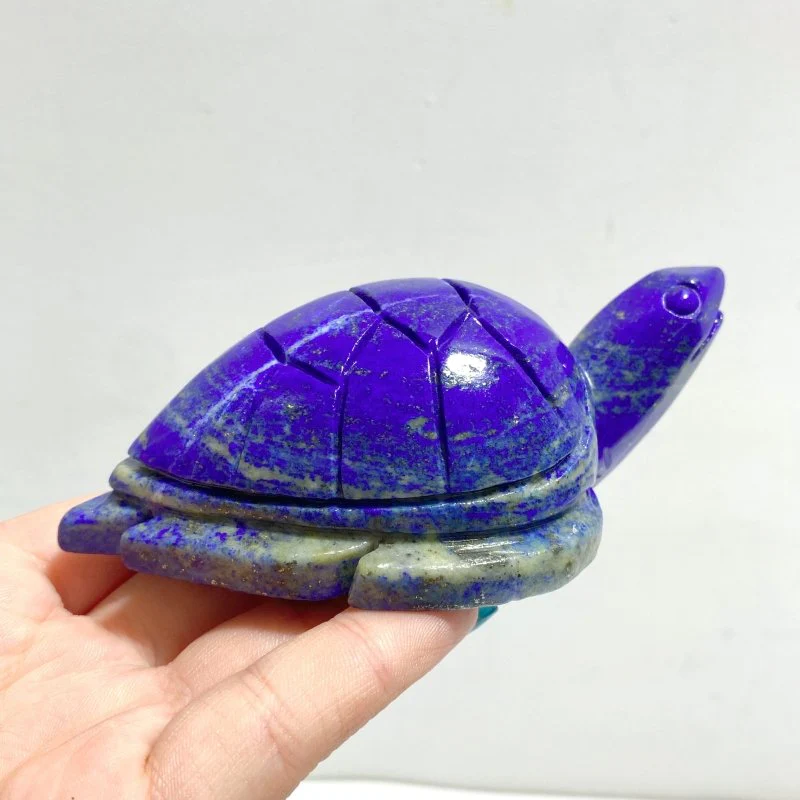 10 Pieces Lapis Lazuli Sea Turtles Carving - Image 5