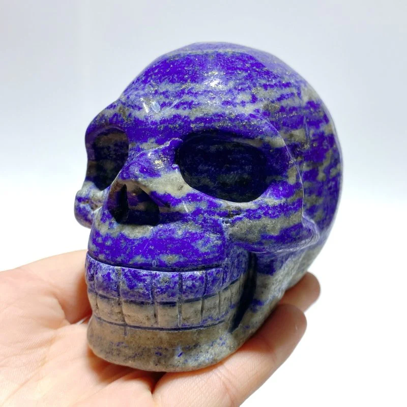9 Pieces Lapis Lazuli Skull Carving - Image 2