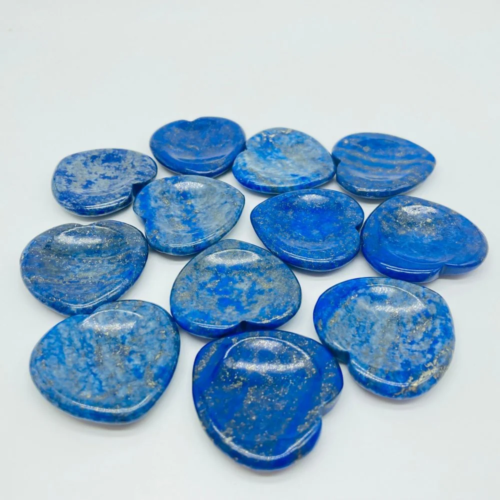 Lapis Lazuli Worry Stones Heart Wholesale - Image 3