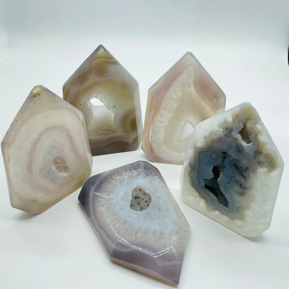 Large Agate Geode Druzy Free Form Tower Point Wholesale - Image 2