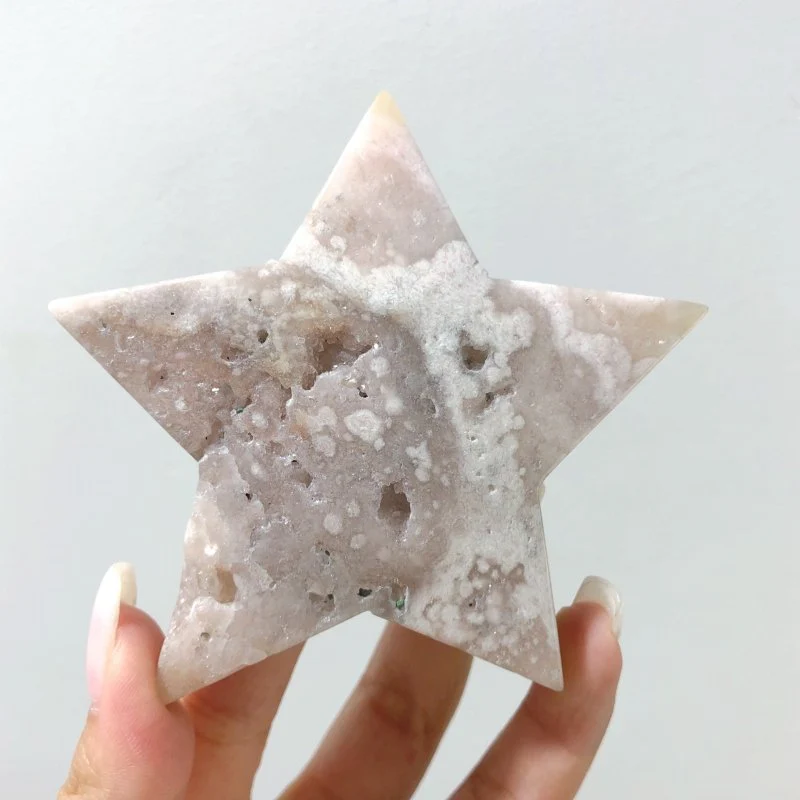 11 Pieces Large Beautiful Geode Agate Star