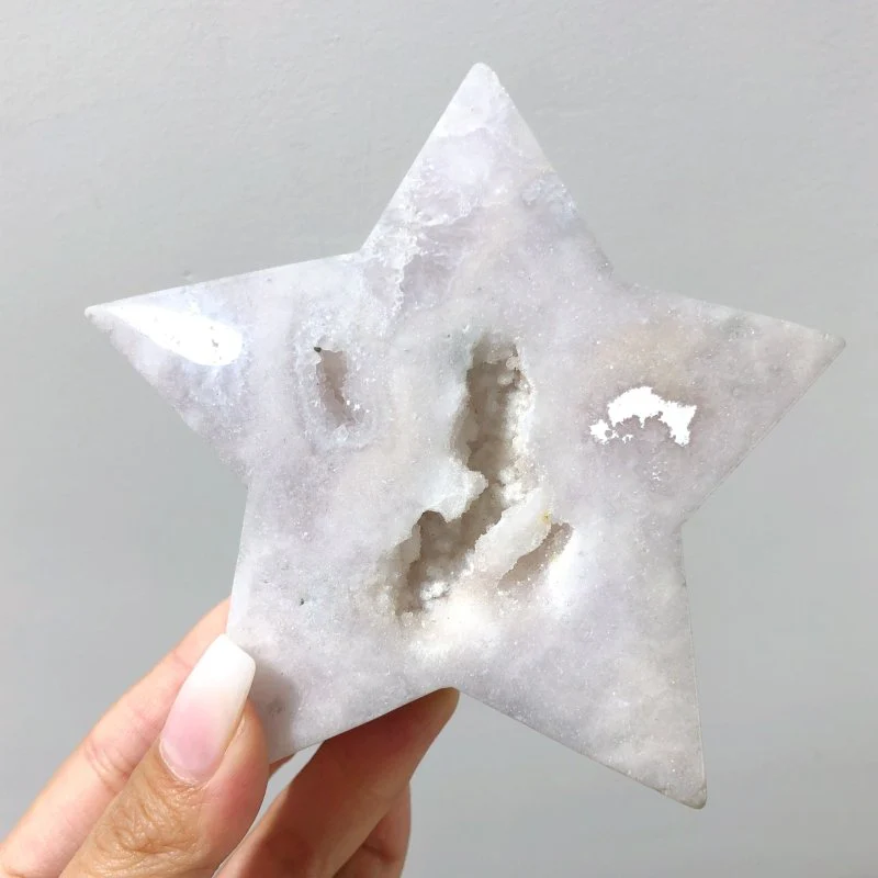 11 Pieces Large Beautiful Geode Agate Star - Image 2