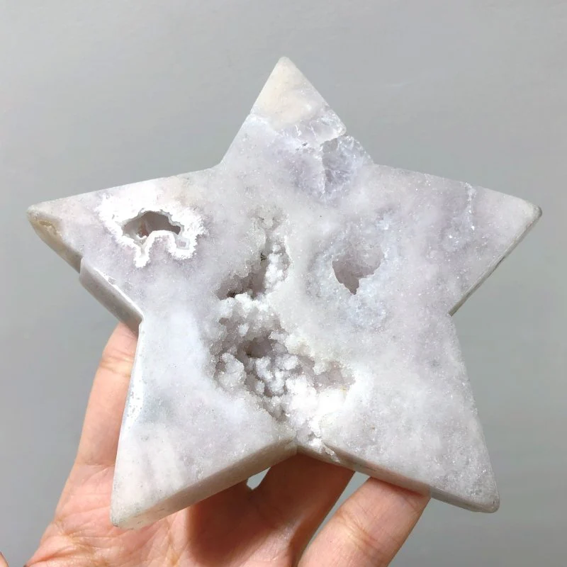 11 Pieces Large Beautiful Geode Agate Star - Image 3