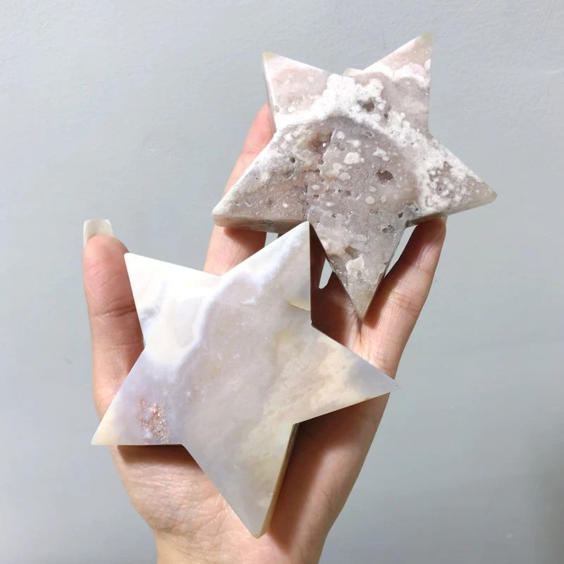 11 Pieces Large Beautiful Geode Agate Star - Image 4