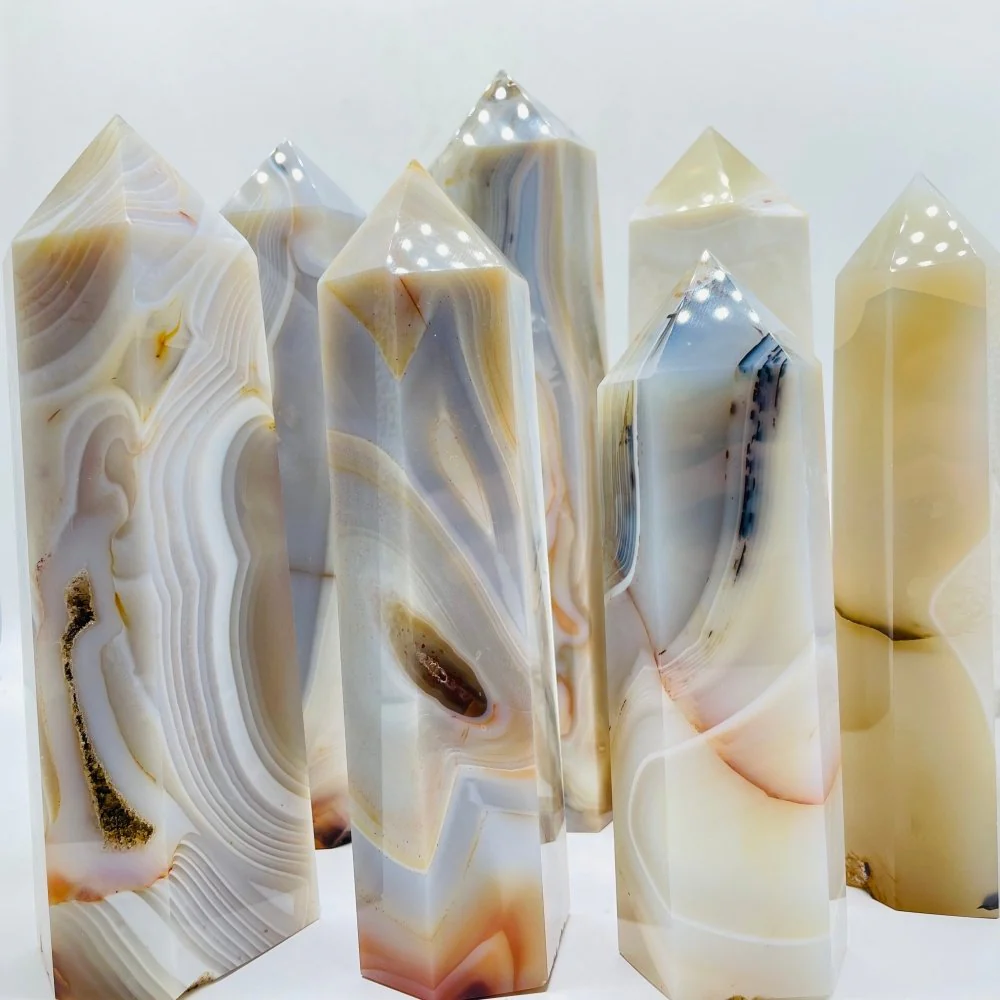 Large Agate Tower Point Wholesale - Image 2