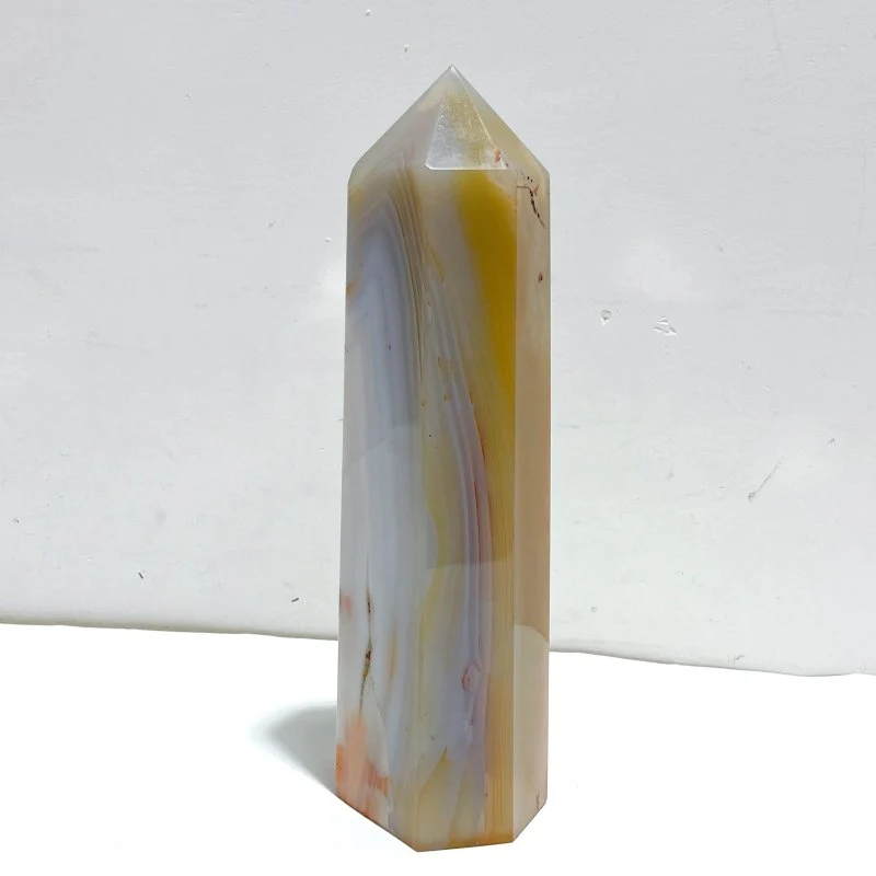4 Pieces Large Agate Tower Points - Image 4