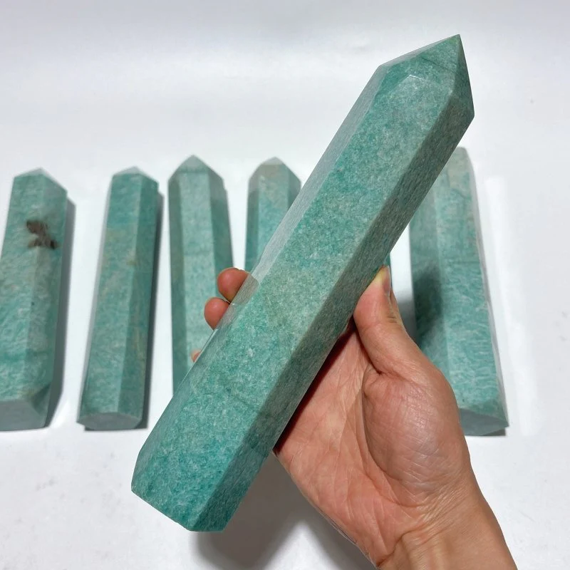 7 Pieces Large Amazonite Crystal Tower - Image 4