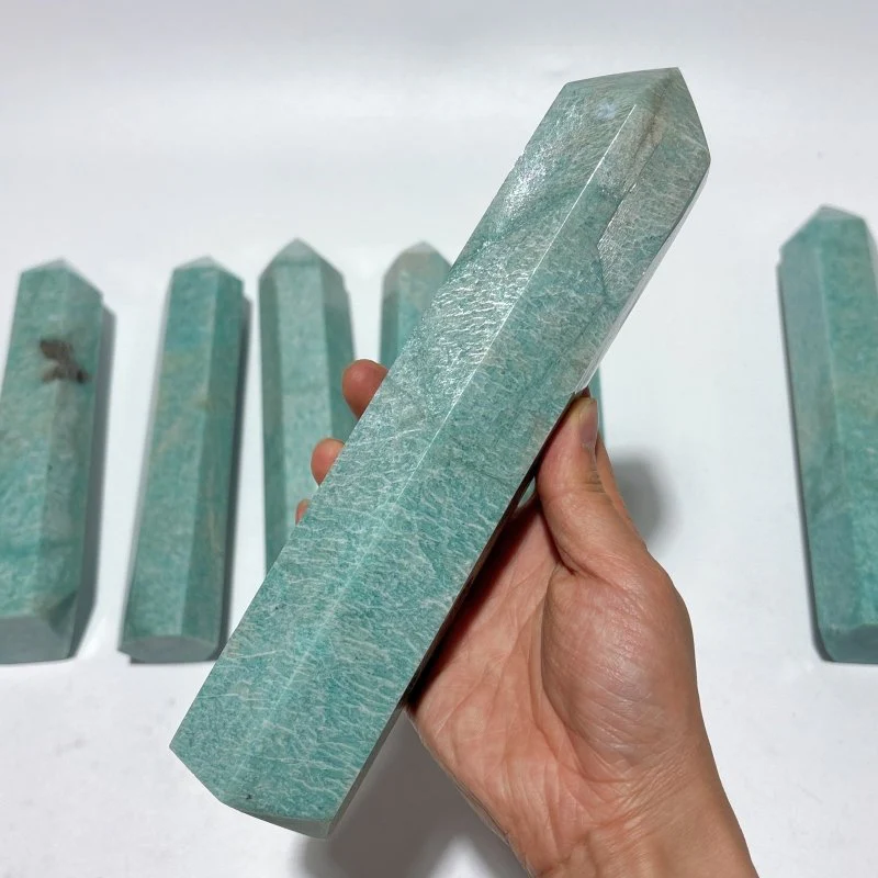 7 Pieces Large Amazonite Crystal Tower - Image 5