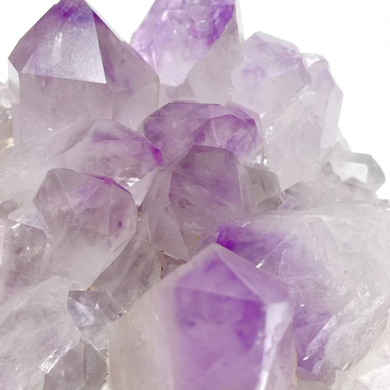 2 Pieces Large Amethyst Cluster Egg Bottom Polished - Image 3