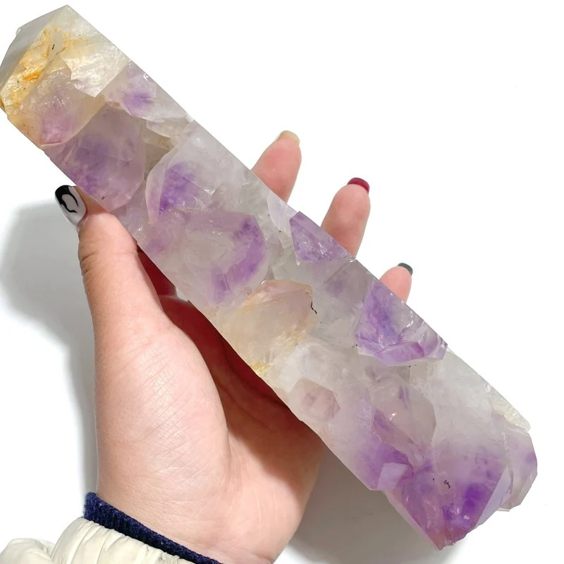 5 Pieces Large Amethyst Cluster Tower Point - Image 4