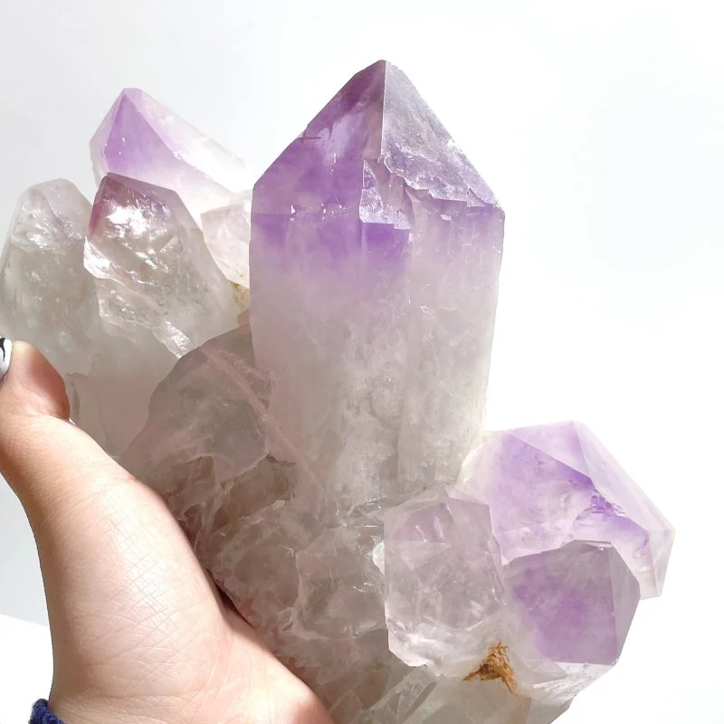 5 Pieces Large Amethyst Cluster Tower Point - Image 5