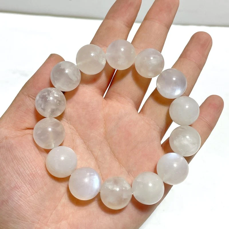 Large Beads 16mm Moonstone Bracelet - Image 4