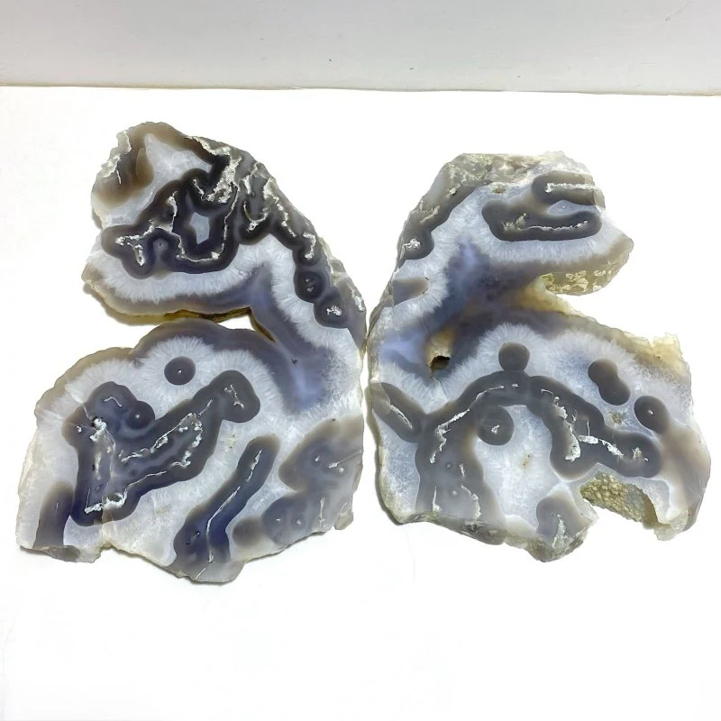 2 Pieces Large Beautiful Moss Agate Slab