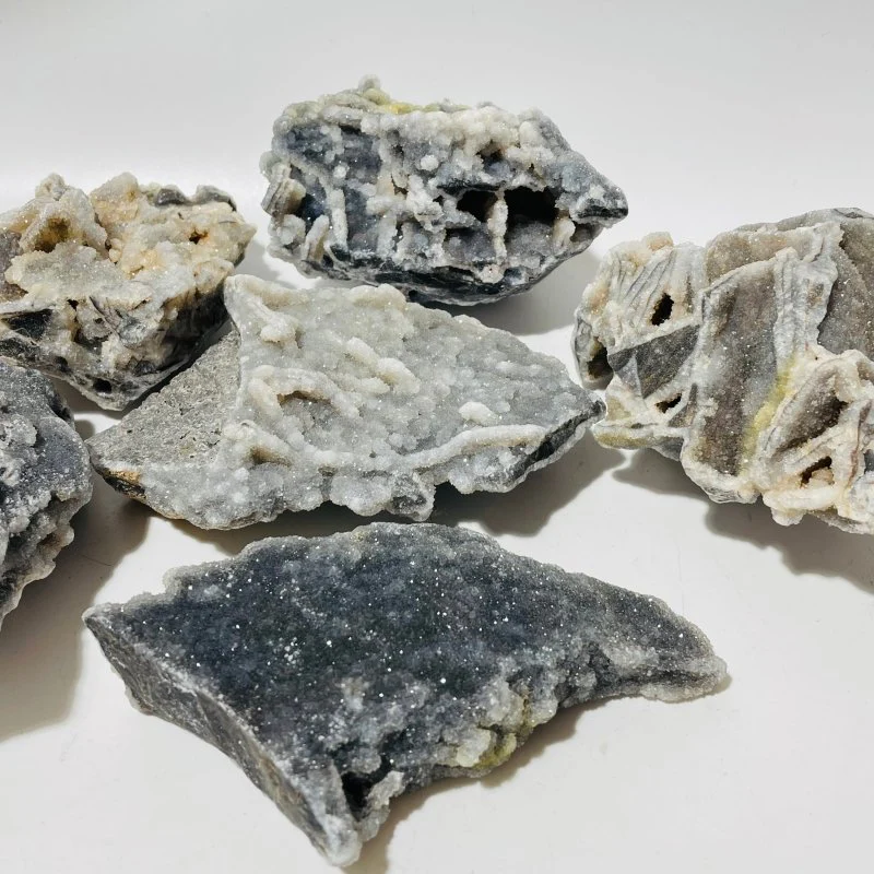 2.7-6in(7-15cm) Large Beautiful Spark Sphalerite Raw Druzy Specimen Wholesale - Image 2
