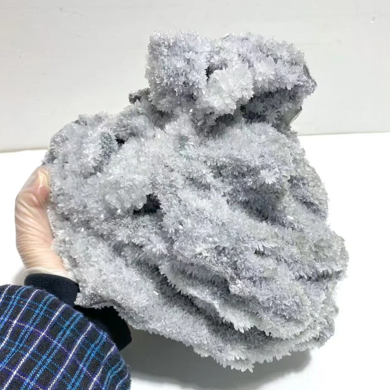 2 Pieces Large Black Clear Quartz Cluster Specimen For Collection - Image 5