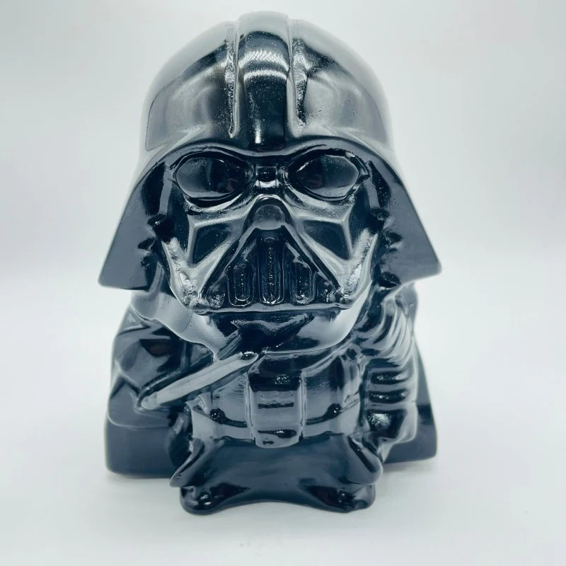 Large Black Obsidian Darth Vader Carving Wholesale - Image 5
