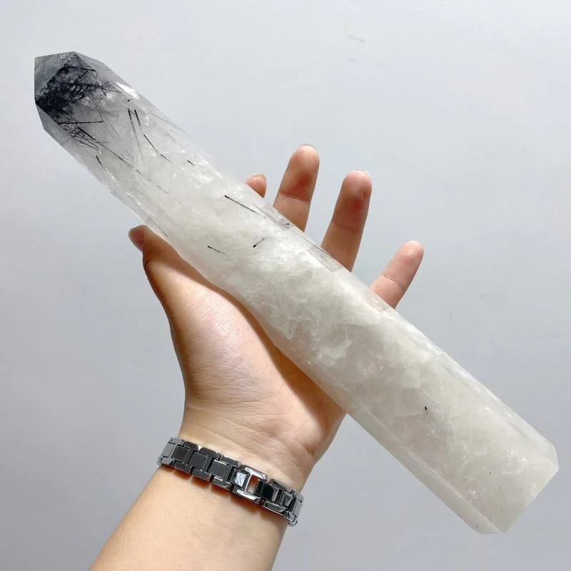 5 Pieces Large Black Tourmaline Crystal Tower - Image 4