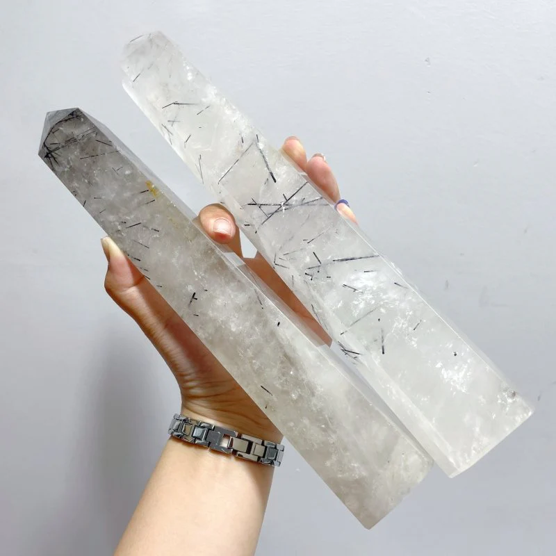 5 Pieces Large Black Tourmaline Crystal Tower - Image 5