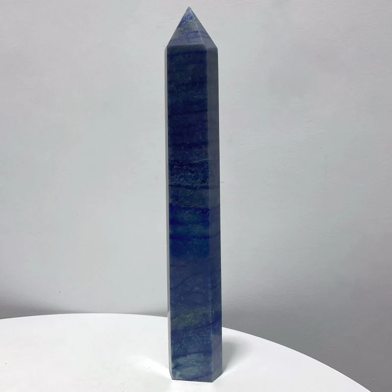 4 Pieces Large Blue Aventurine Tower - Image 3