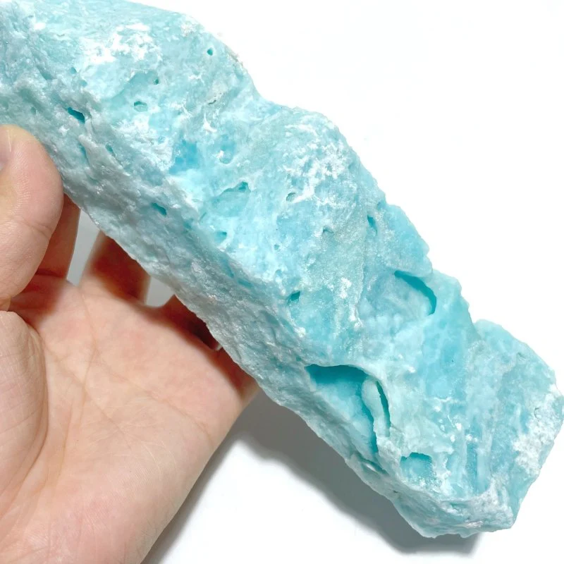 5 Pieces Large Blue Hemimorphite Four-Sided Tower Point Raw Side - Image 5