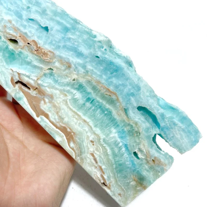 5 Pieces Large Blue Hemimorphite Four-Sided Tower Point Raw Side - Image 7