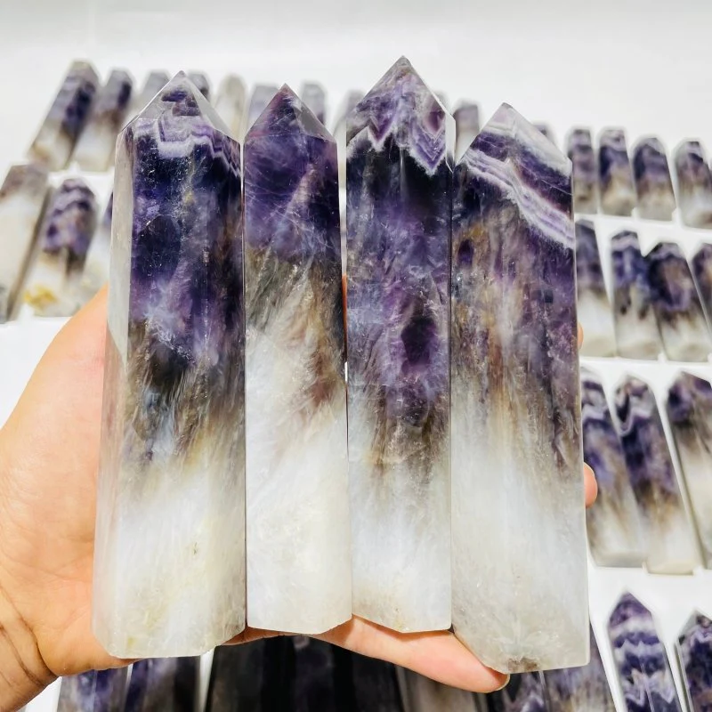 67 Pieces Large Chevron Amethyst Tower - Image 2