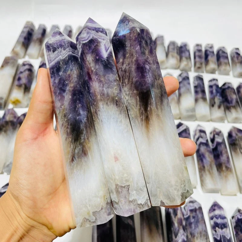 67 Pieces Large Chevron Amethyst Tower - Image 3