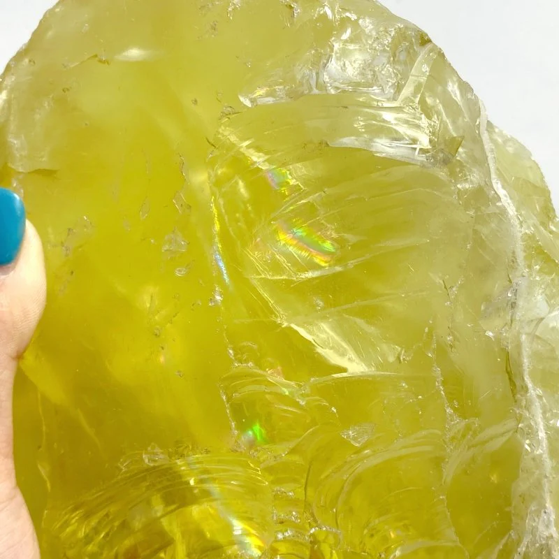 Large Citrine Raw Stone Specimen With Beautiful Rainbow #1 - Image 3