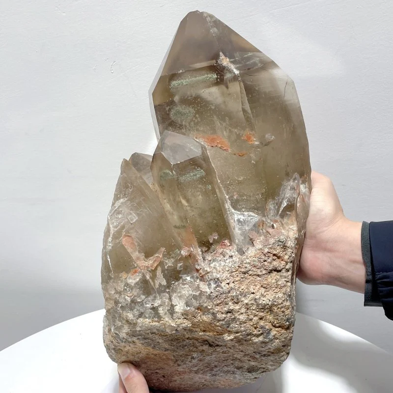 Large Clear Garden Quartz Cluster 15inch - Image 2