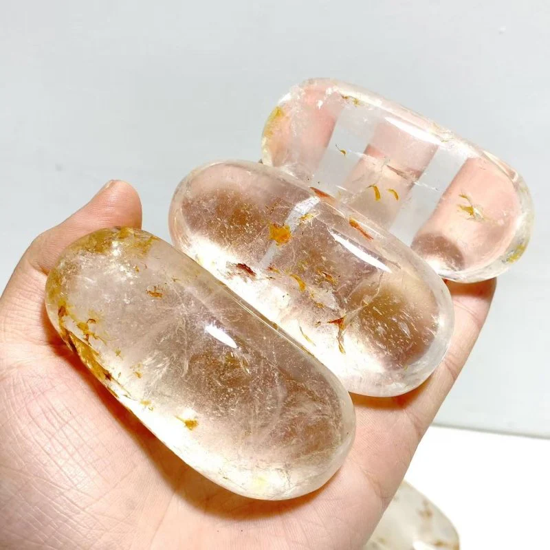 Large Clear Quartz Palm Stone Wholesale - Image 7