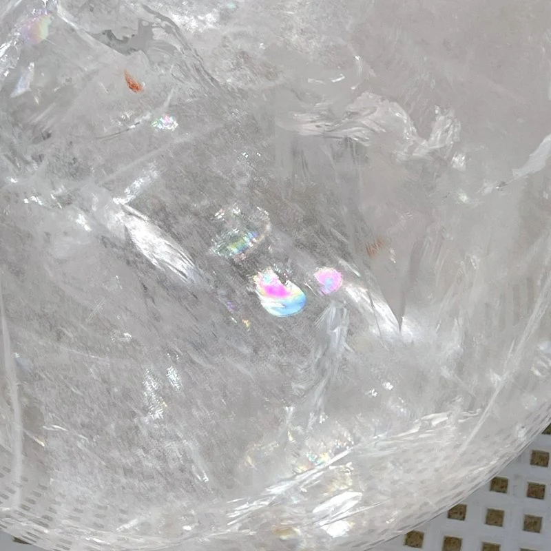 Large 23.8cm Rare Clear Quartz Sphere With Rainbow For Collection - Image 5